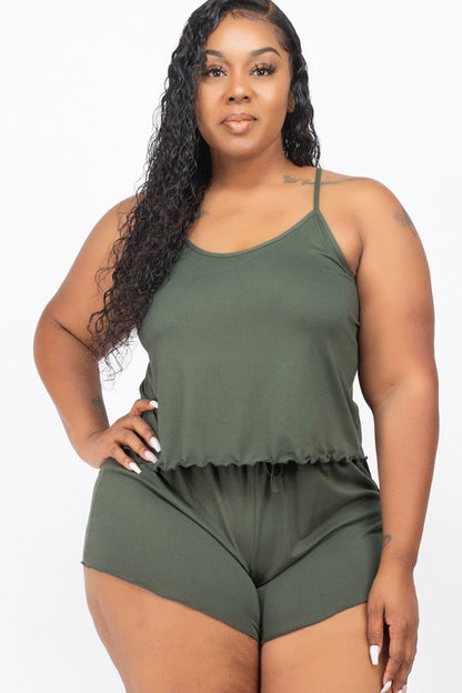 Plus Size Loungewear Set