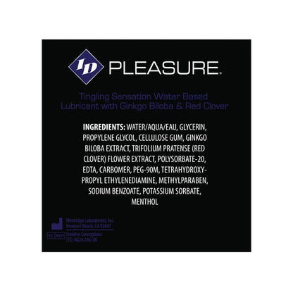 ID Pleasure Lubricante Hormigueante