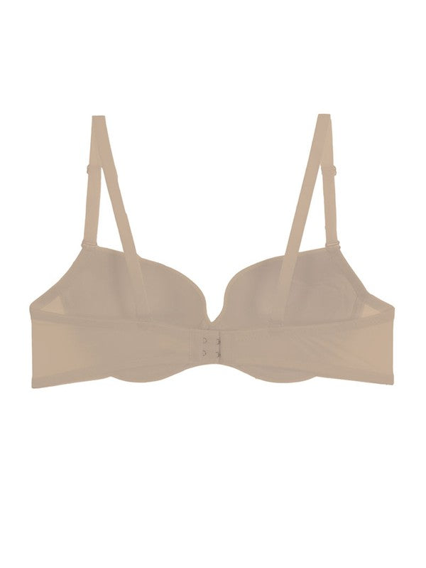 Solid Push Up Bra
