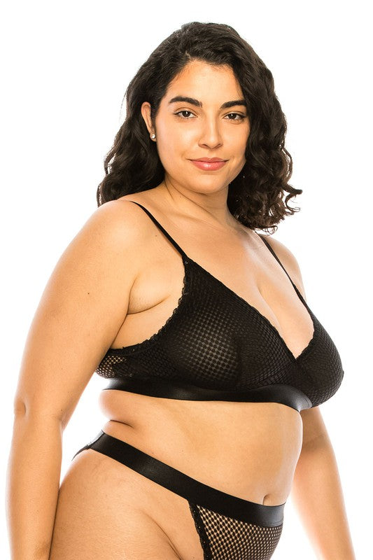 Plus Size Triangle Bralette