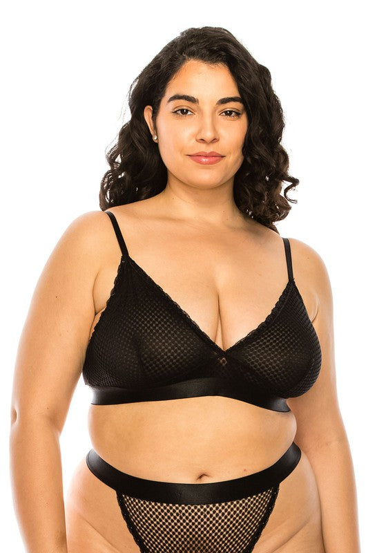 Plus Size Triangle Bralette