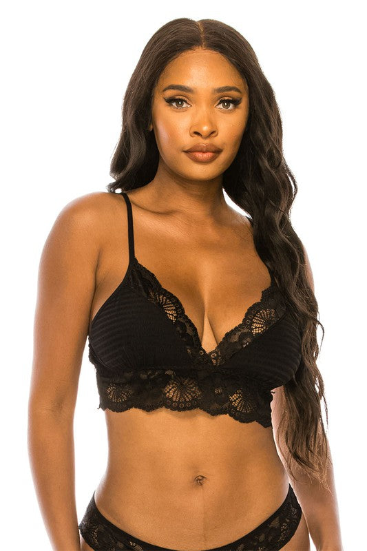 Lace Triangle Bralette