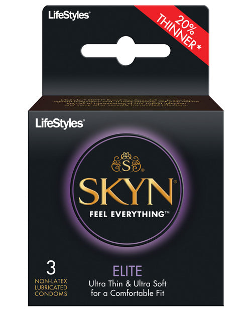 Condones Skyn Sin Latex Elite - Paquete de 3