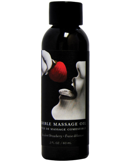 Aceite para Masajes Comestible Orgánico - 2 oz