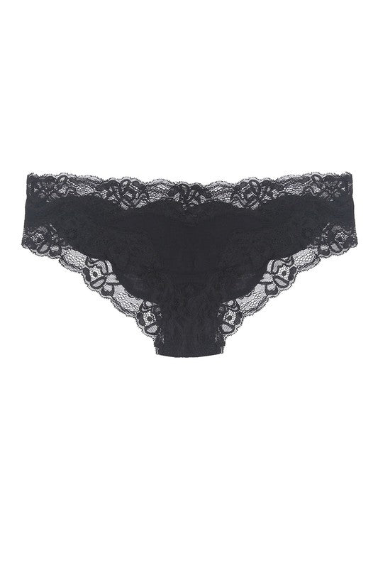 Super Soft Bikini w/ Lace Trim