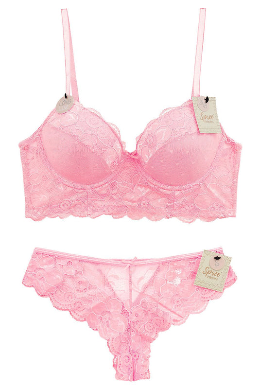 Pink Lace Set