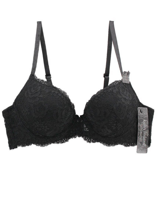 Kathy Ireland Push Up Lace Bra
